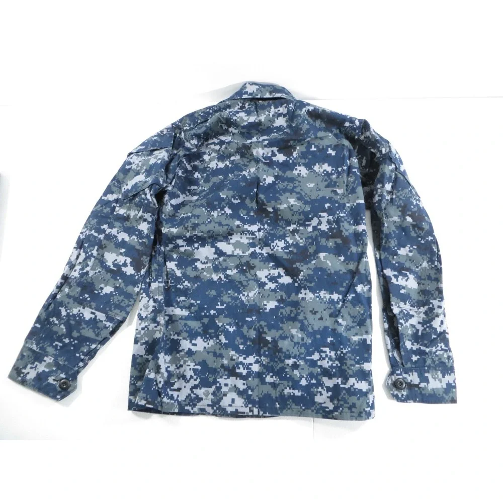 US‎ Navy Working Blouse NWU Uniform Top Size 32 Short Blue Digital Camo Lot of 3